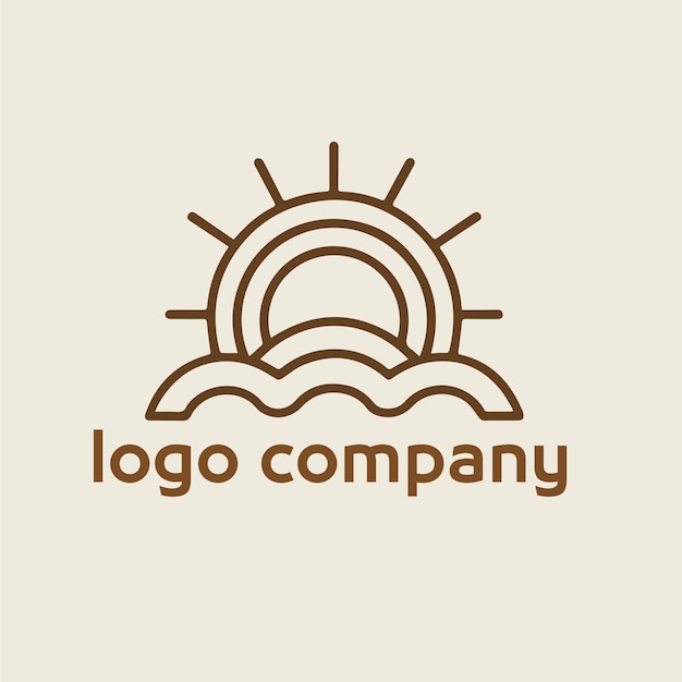 Vector vector of the company logo design idea