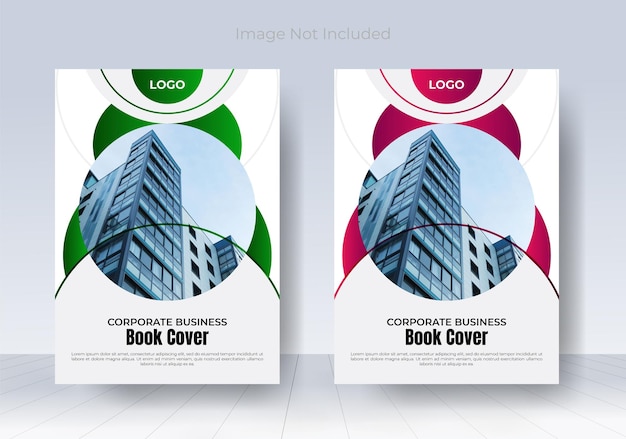 Vector vector company profile brochure cover or book cover template