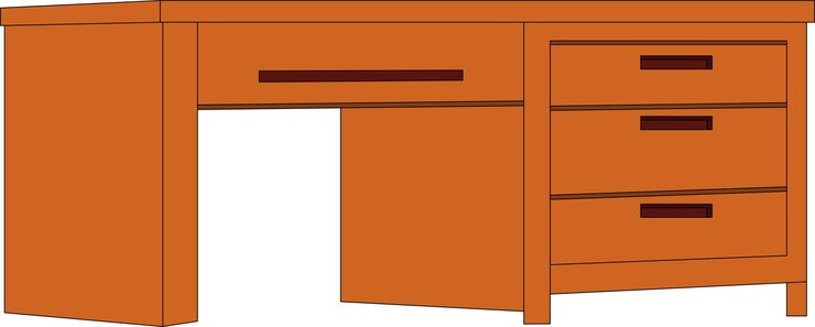 Vector a vector of a computer table