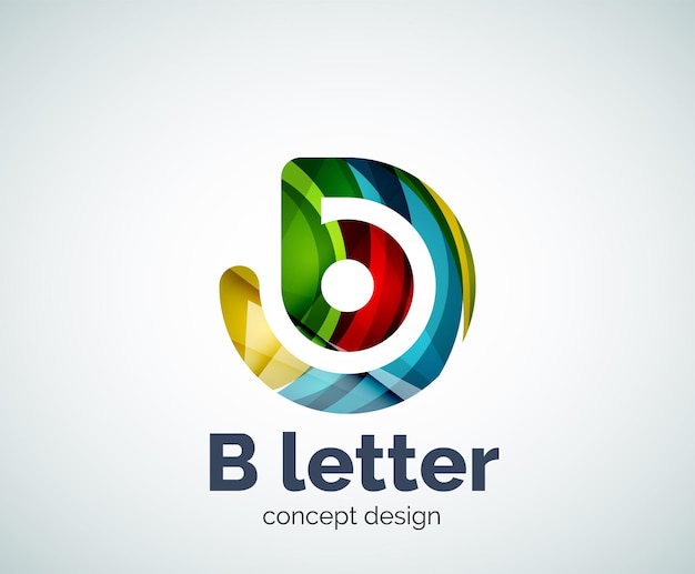 Vector concept logo briefsjabloon