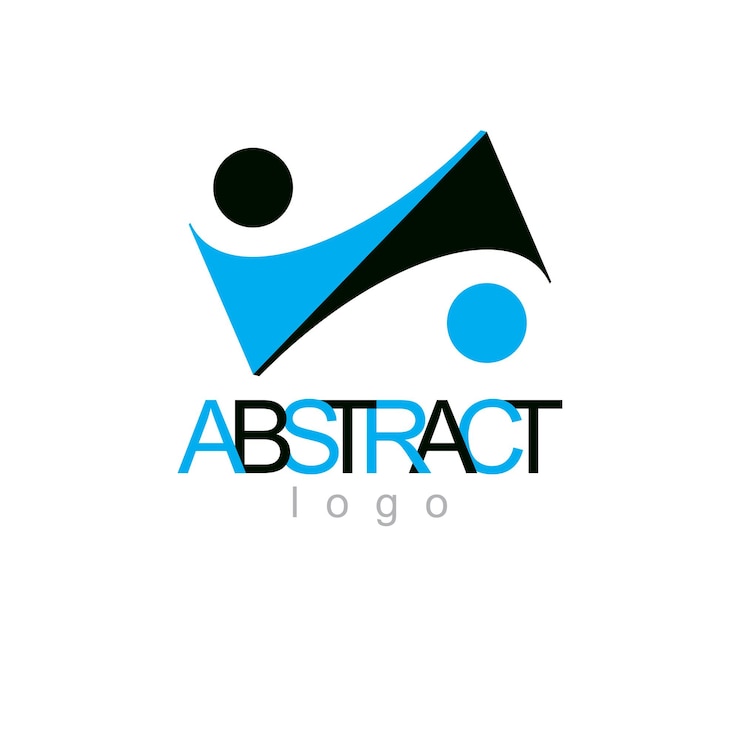 Vector vector conceptuele geometrische vorm kan worden gebruikt als logo voor bedrijfsinnovatie.