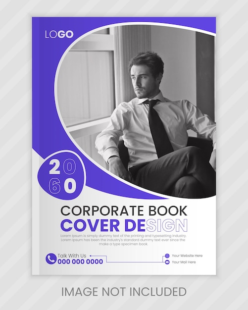 Vector vector corporate book cover design template and annual report design template