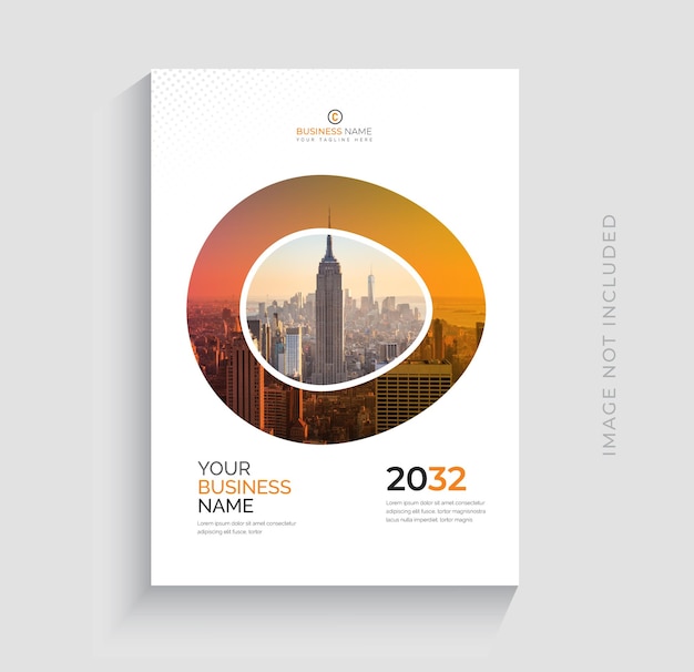 vector corporate book cover design template brochure cover