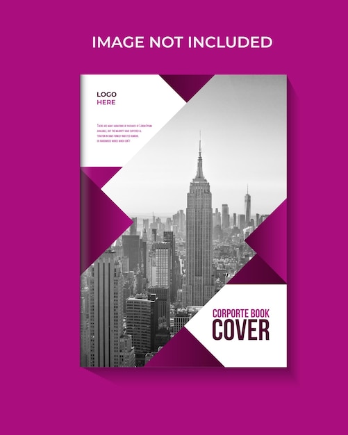 Vector Corporate Book Cover Design Template
