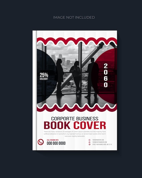 Vector Corporate Book Cover ontwerpsjabloon voor jaarverslag voor bedrijfsprofiel