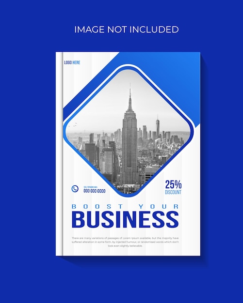 Vector corporate business book cover design and company profile template