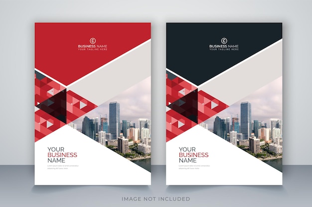 Vector corporate business book cover design template