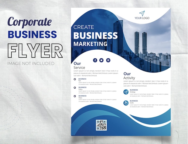 Vector Corporate Business Flyer template