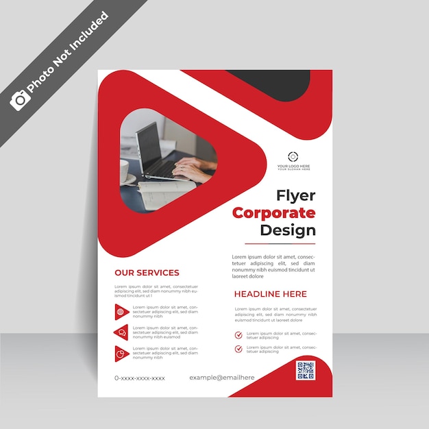 Vector corporate business flyer template