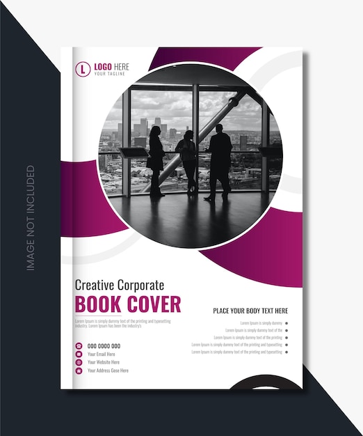 Vector vector corporate business multipurpose brochure and book cover page flyer design template