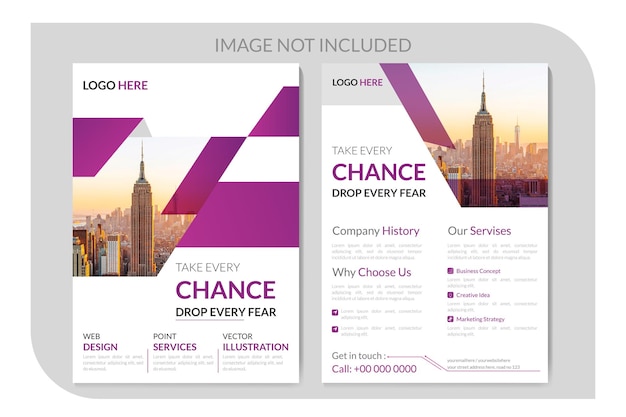vector corporate company profile brochure templates