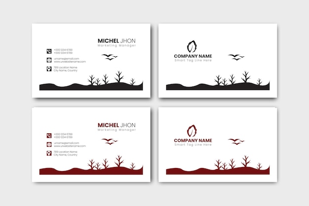 Vector Corporate Modern Print Ready Business Card Design