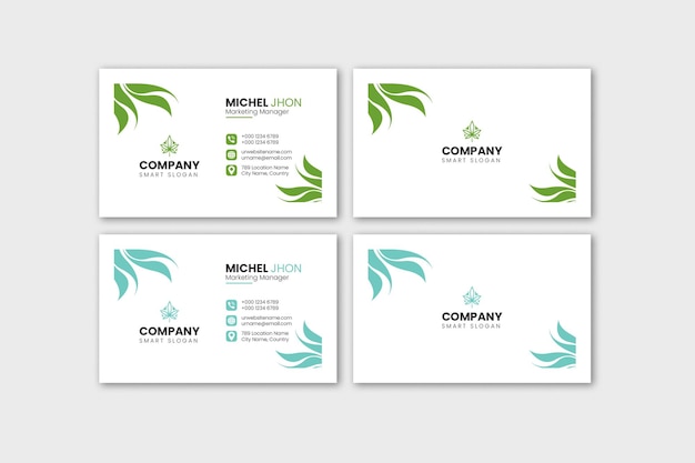 Vector Corporate Modern Print Ready Visitkaartontwerp