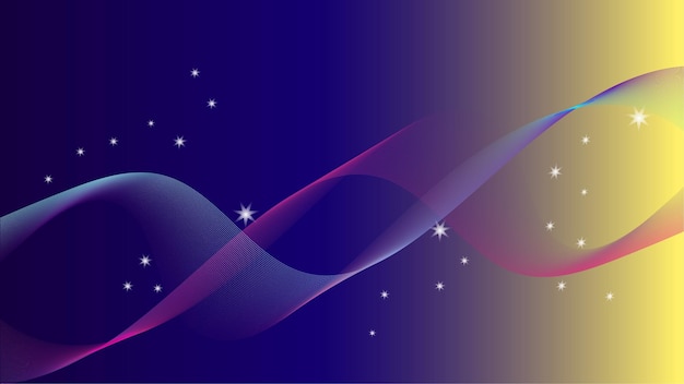 Vector vector cosmic illustration beautiful colorful space background cosmos