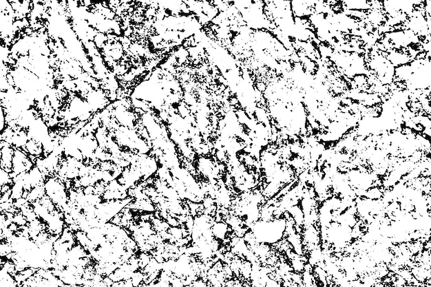 Вектор трещины эффект текстуры камня черно-белый фон