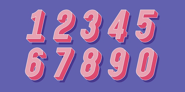 Vector creatieve kleur geometrie vormen cijfers lettertype alfabet vectorillustraties