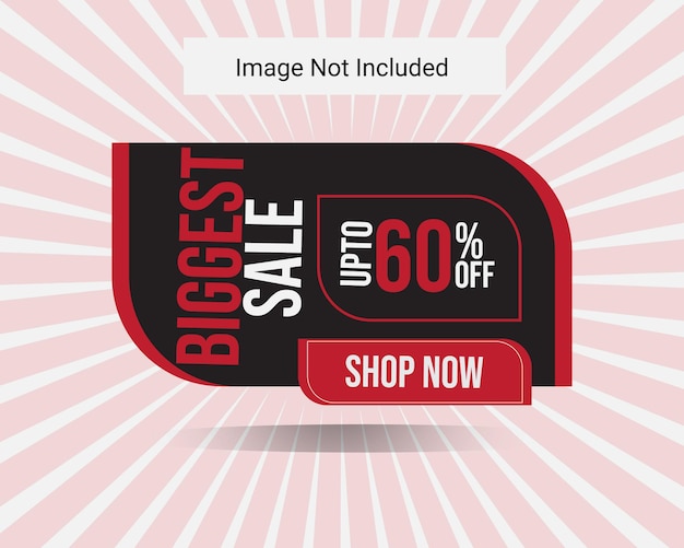 Vector vector creative big sale offer banner template