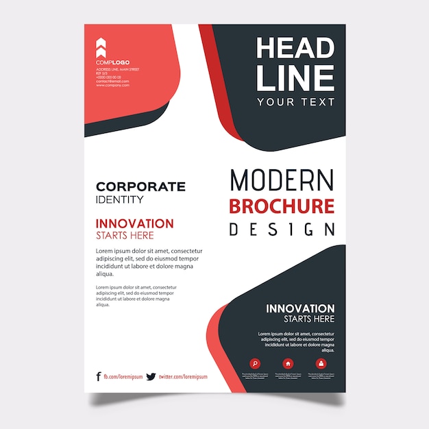 Vector Creative Brochure Design Template