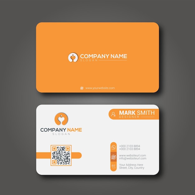 Vector creative business card design template