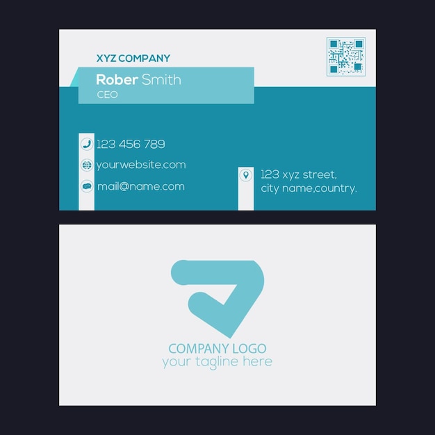 Vector vector creative business card design template