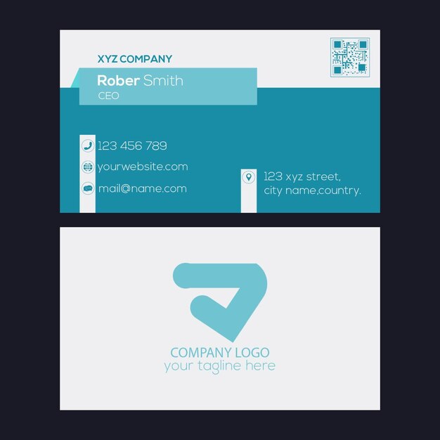 Vector vector creative business card design template