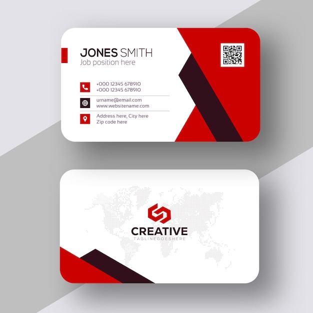 Vector vector creative clean modern business card