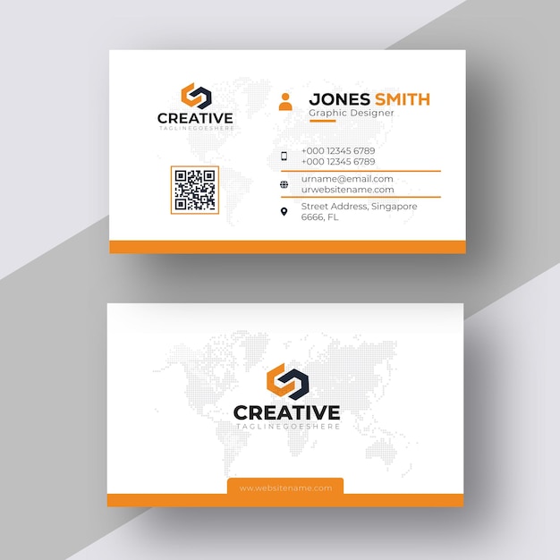 Vector vector creative clean modern business card