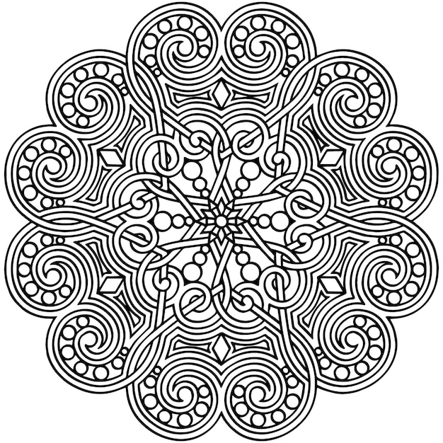 vector creative free mandala redial design and decorative mandala art