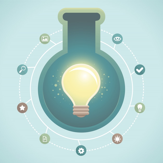 vector creative idea infographic