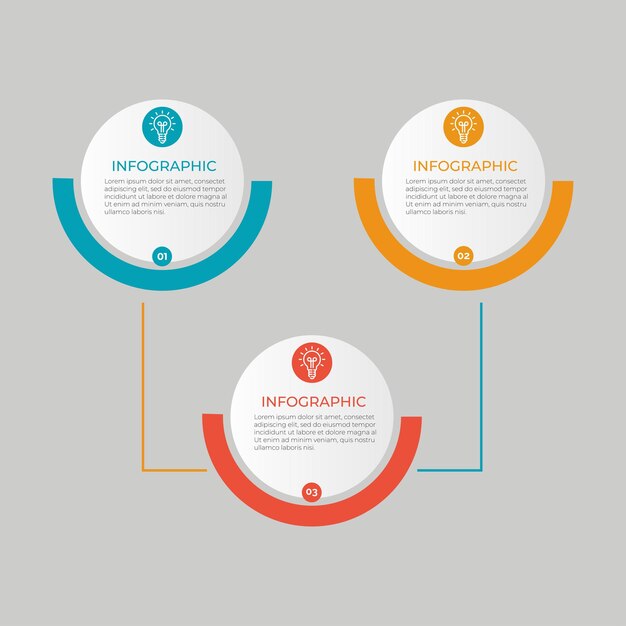 Vector creative infographic template