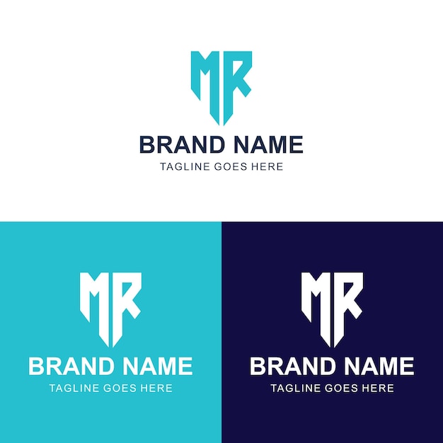 Vector vector creative letter design mr monogram logo