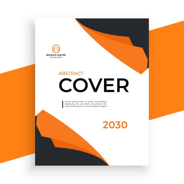 vector creative and modern book cover design template