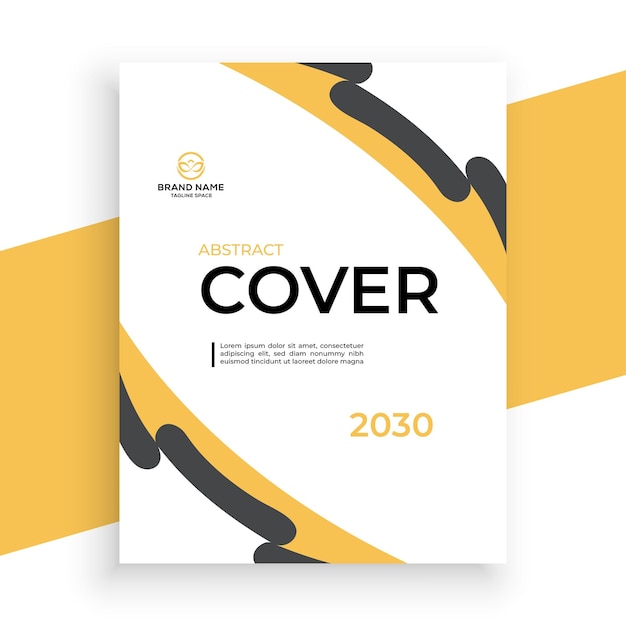 vector creative and modern book cover design template