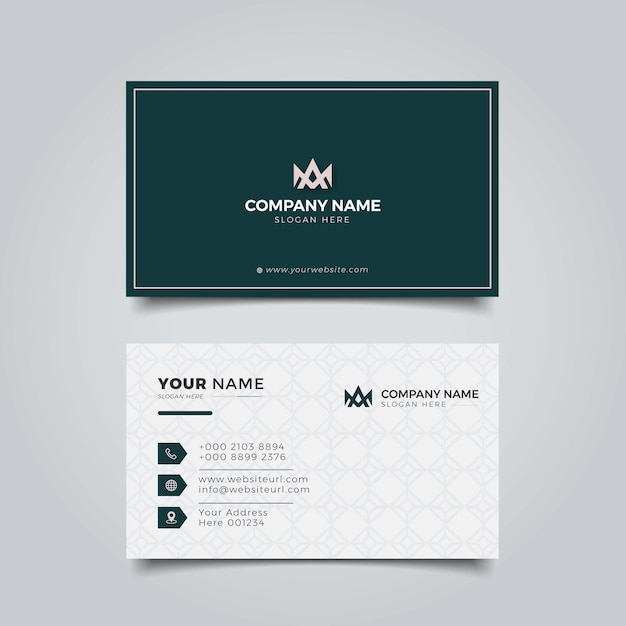 Vector creative modern business card Design