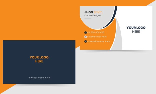 Vector vector creative and modern corporate business card template design