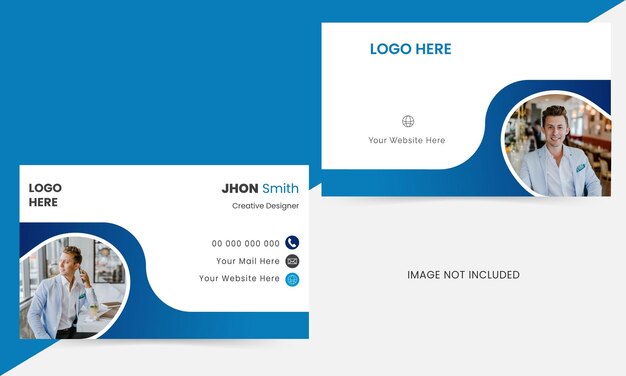 Vector vector creative and modern corporate business card template design