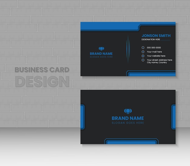 vector creative modern corporate identity card and business card