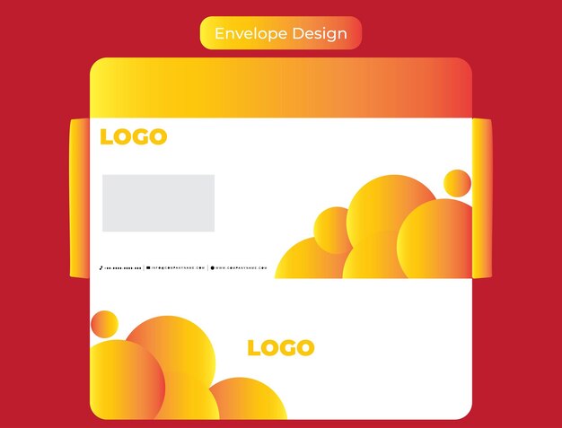 Vector creative and professional envelope template design