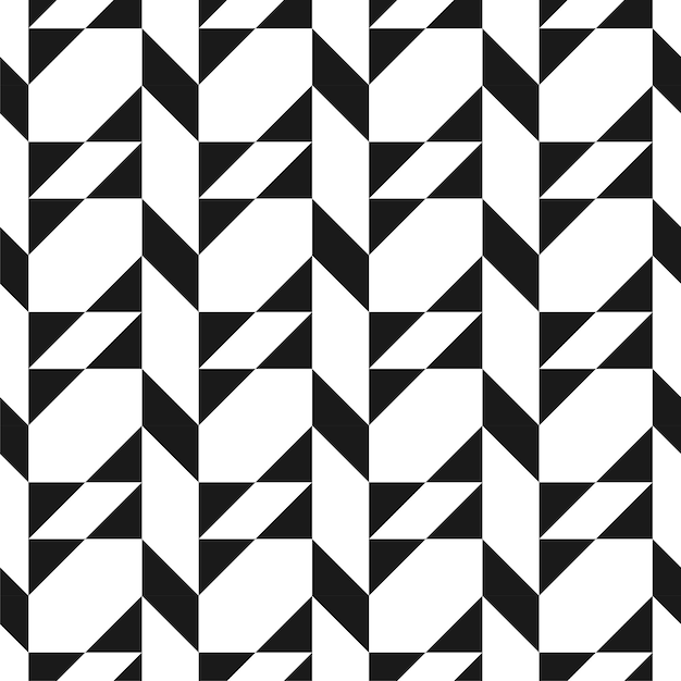 Vector vector creative seamless geometric pattern textile striped black and white texture