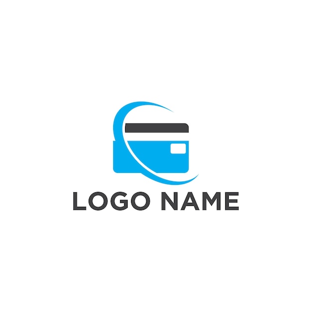 Vector credit card logo template design