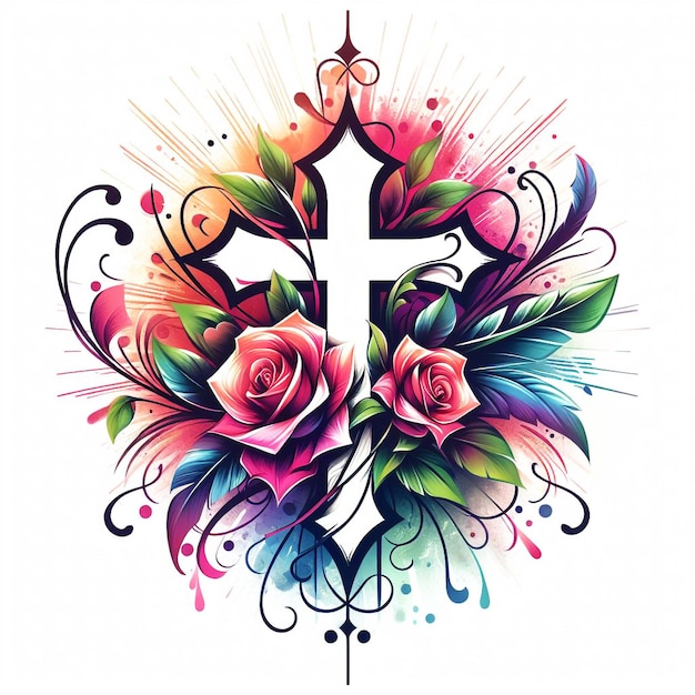 Vector cross illustration design | Premium AI-generated vector