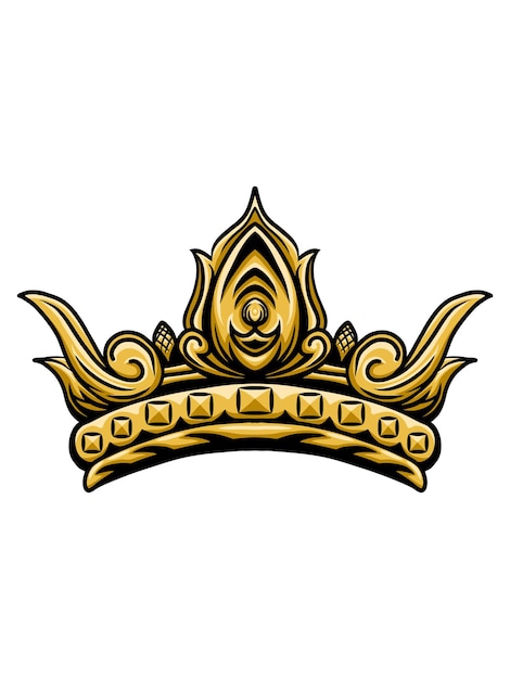 vector Crown King-ontwerp