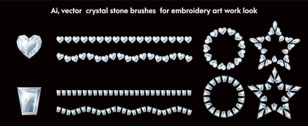 VECTOR CRYSTAL BRUSHES