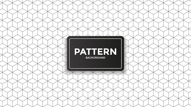 Vector of Cube Pattern Good for additional design additional element etc