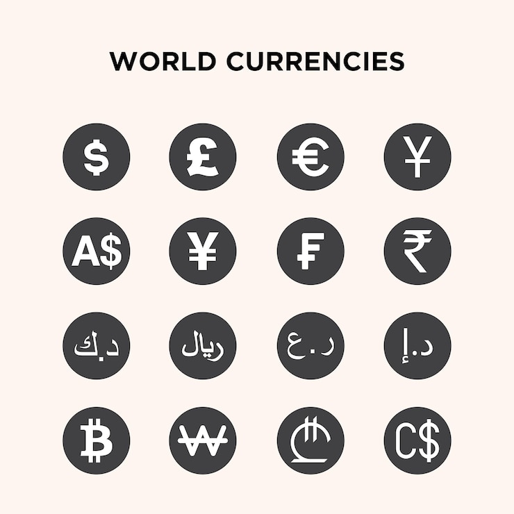 Vector vector currency symbols collection