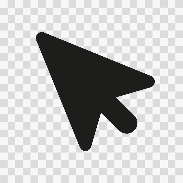 Vector vector cursor pijl icoon