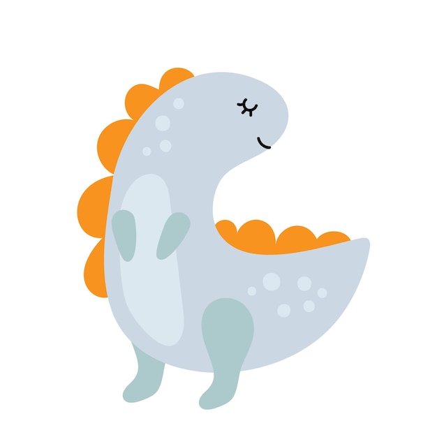 Vector vector cute baby boy dinosaur hand drawn prince sweet cool newborn dino illustration