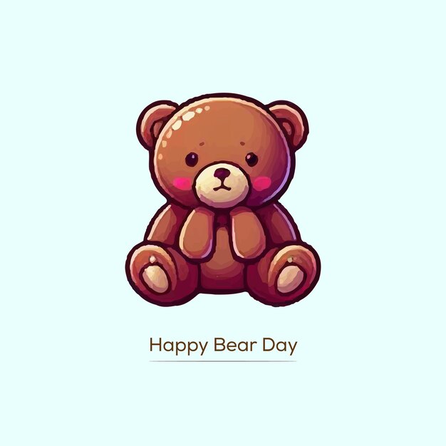 Vector vector cute bear holding love heart cartoon vector icon illustration