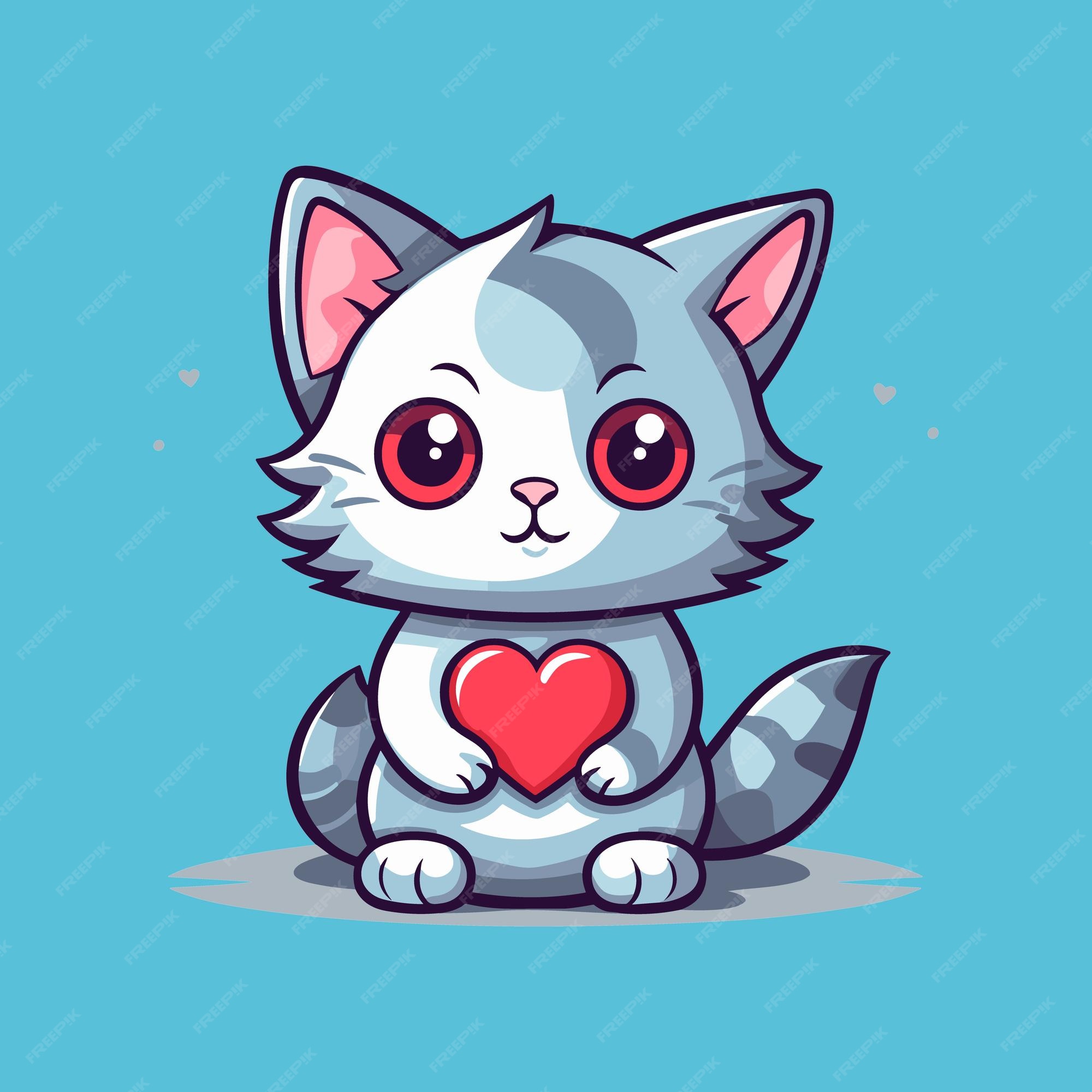 Cute Cat Icon Over Background, Vector Illustration Royalty Free SVG,  Cliparts, Vectors, and Stock Illustration. Image 110009206.