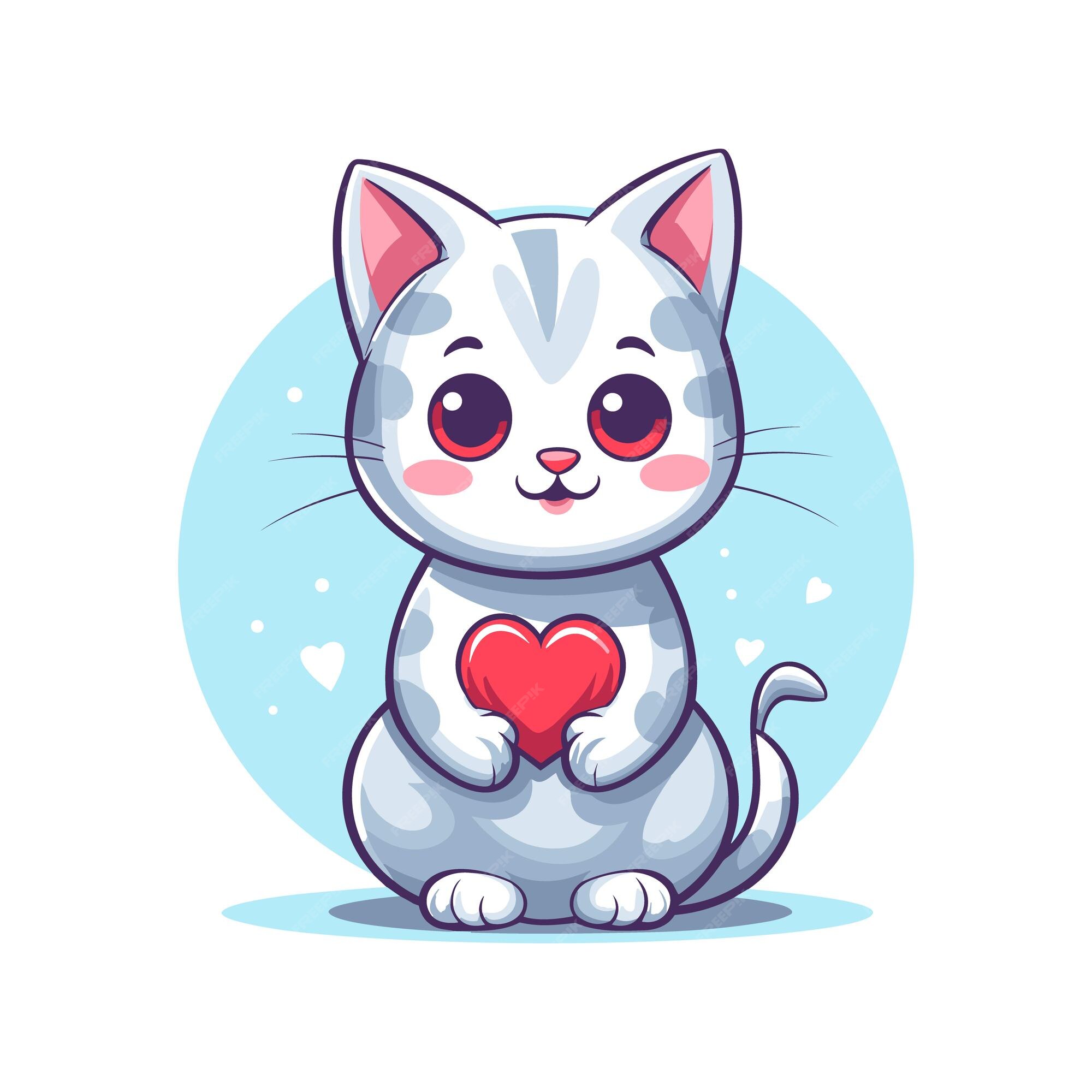 Cute Cartoon Cat Icon PNG Images, Vectors Free Download - Pngtree